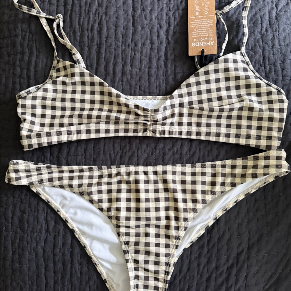 AFENDS gingham bikini